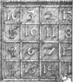 Durer's magic square detail