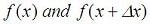 functions for derivatives