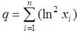 geometric deviation aux. formula