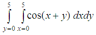 double integral with Scilab
