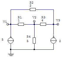 circuit example of nodal analysis