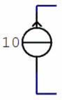 symbol of a current source
